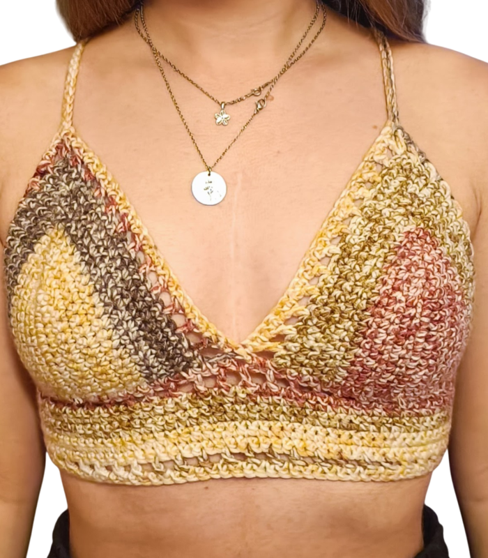 Lilly Top – Karamell színben