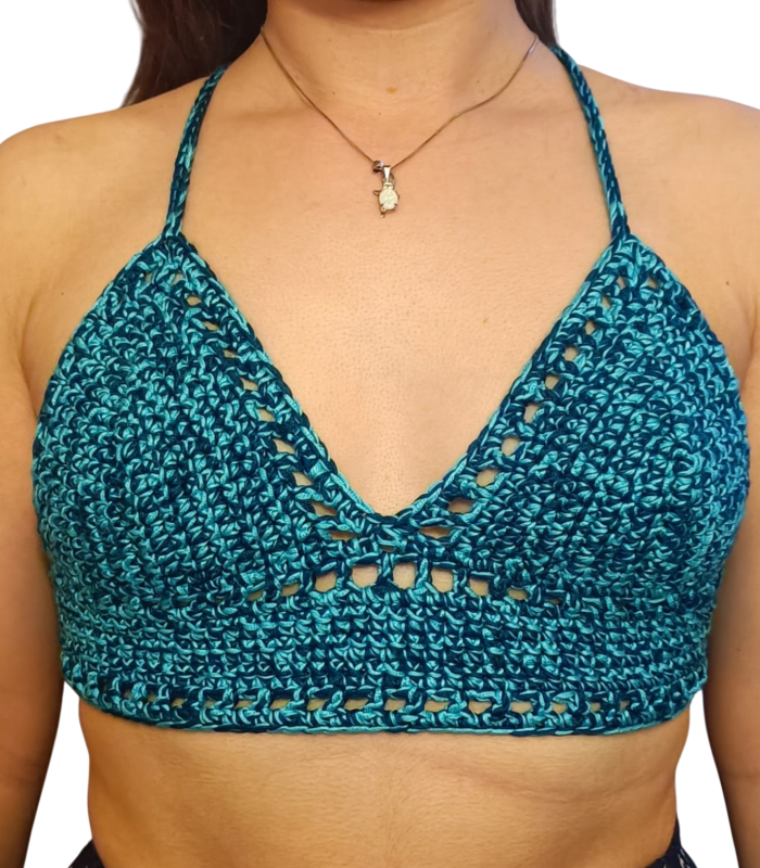 Lilly Top – Óceánkék